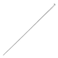 LONG SILVER PIN WITH FLAT END